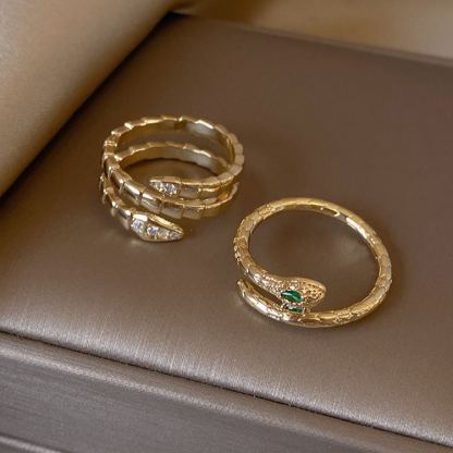 [Copy]超閃滿鑽雙層疊戴戒指 精緻活圍戒