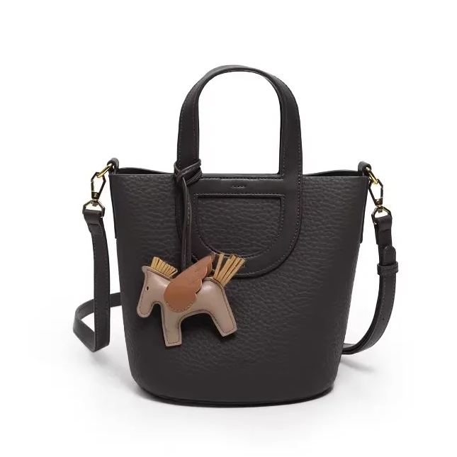 日常通勤大容量純牛皮水桶包