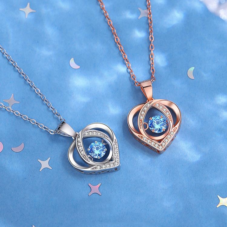 高甜禮物  浪漫跳動的心項錬