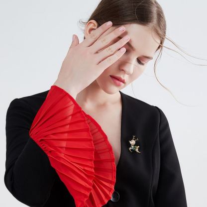 聖誕節可愛小麋鹿胸針