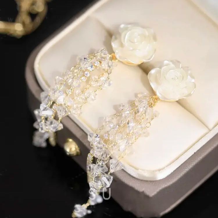 [Copy]不對稱星球月亮流蘇耳環