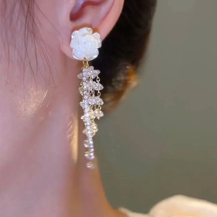 [Copy]不對稱星球月亮流蘇耳環