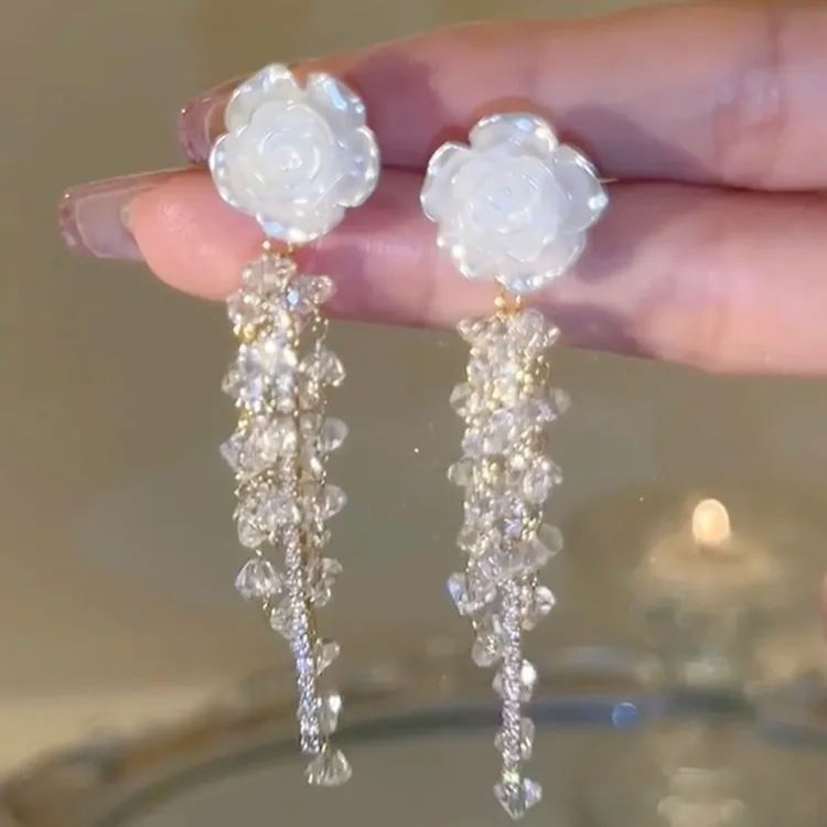 [Copy]不對稱星球月亮流蘇耳環