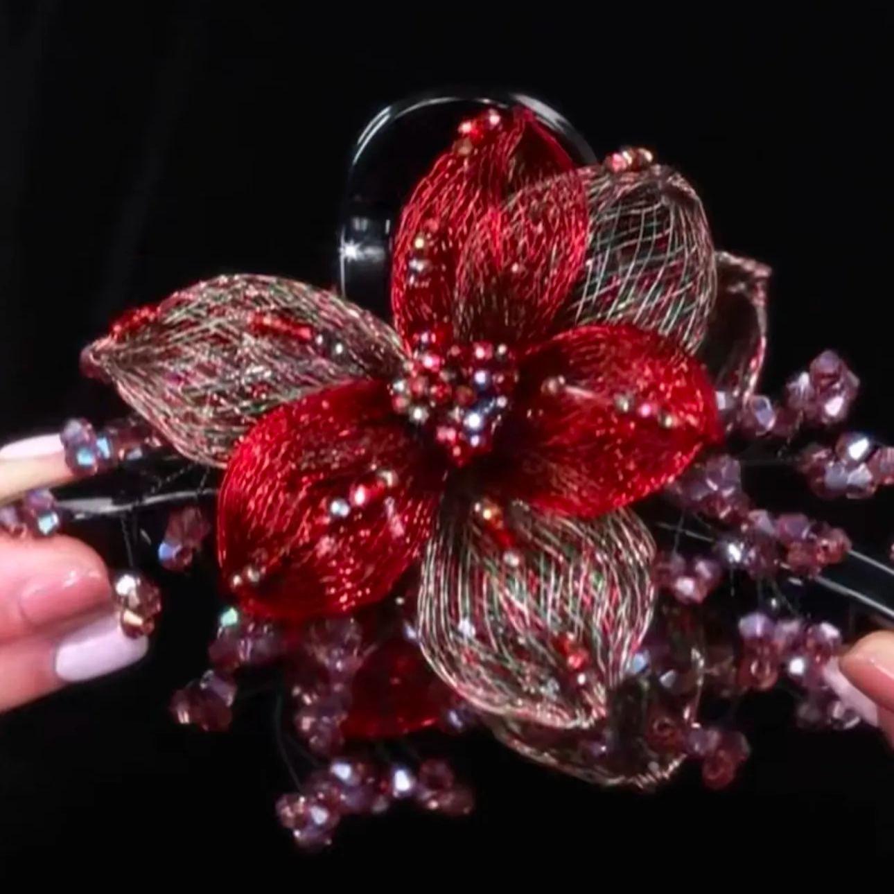 [Copy]新款氣質丸子頭大腸髮圈