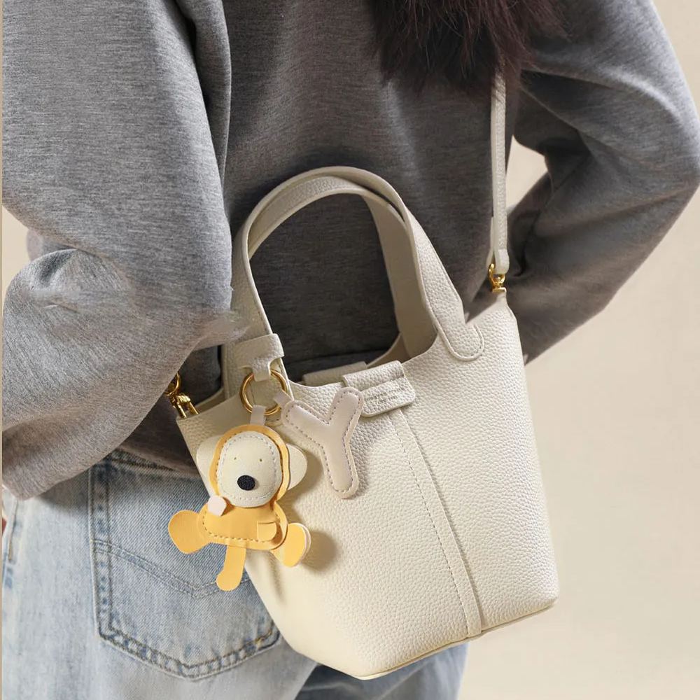 春夏百搭皮革單肩斜包包