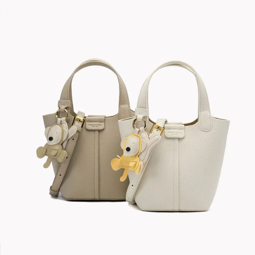 春夏百搭皮革單肩斜包包