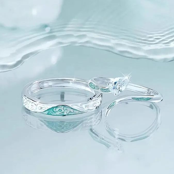 冰嶼靈蛇高級感情情侶對戒