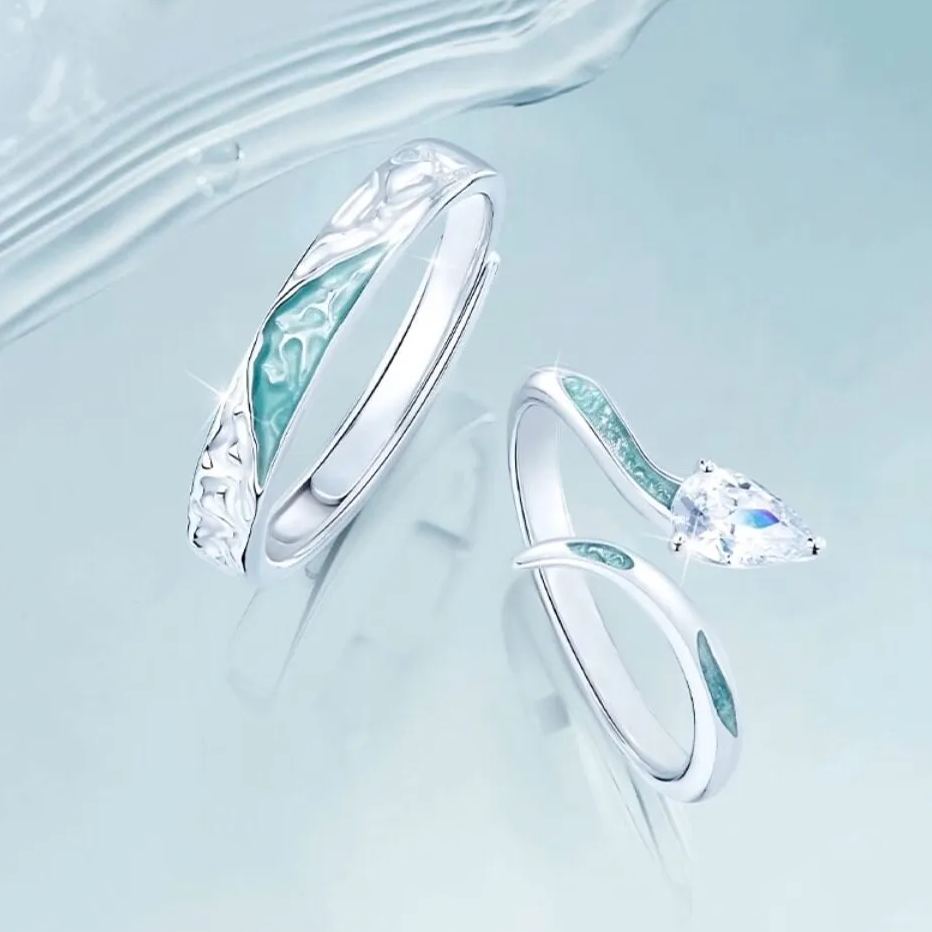 冰嶼靈蛇高級感情情侶對戒