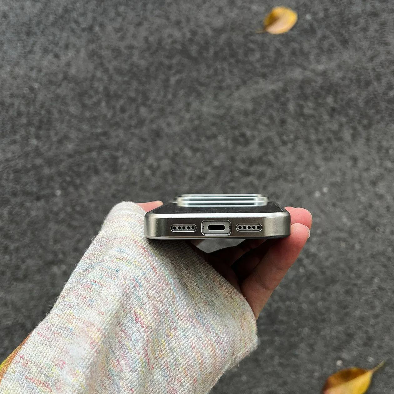 潮牌鎏金克羅心iphone蘋果保護殼 