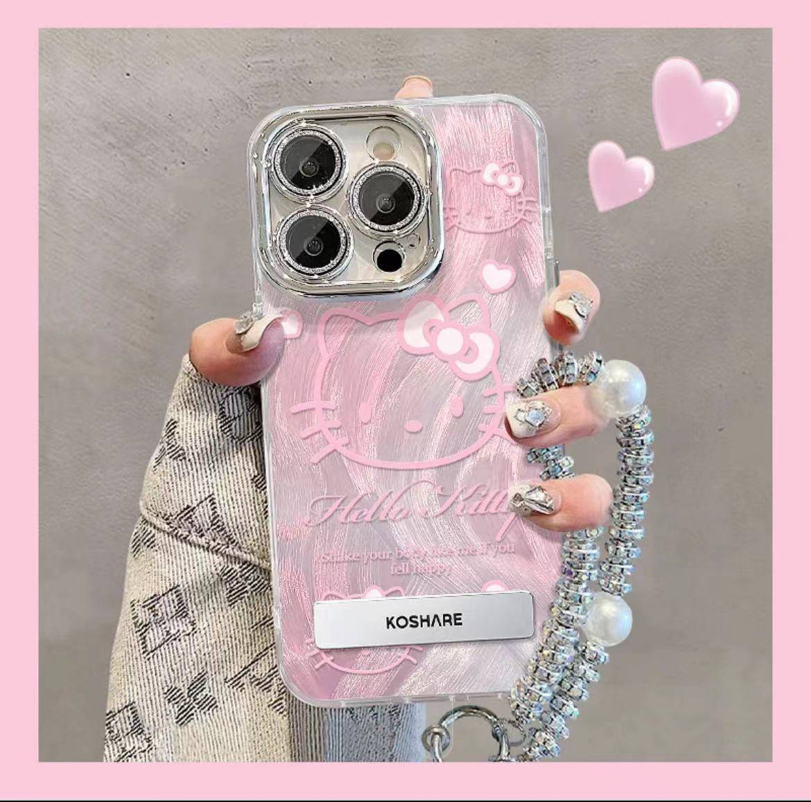 萌趣耳朵瑪麗貓手機保護殼