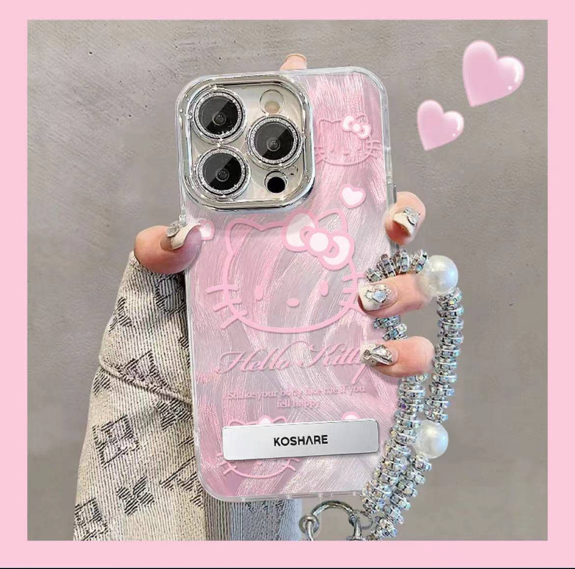 萌趣耳朵瑪麗貓手機保護殼