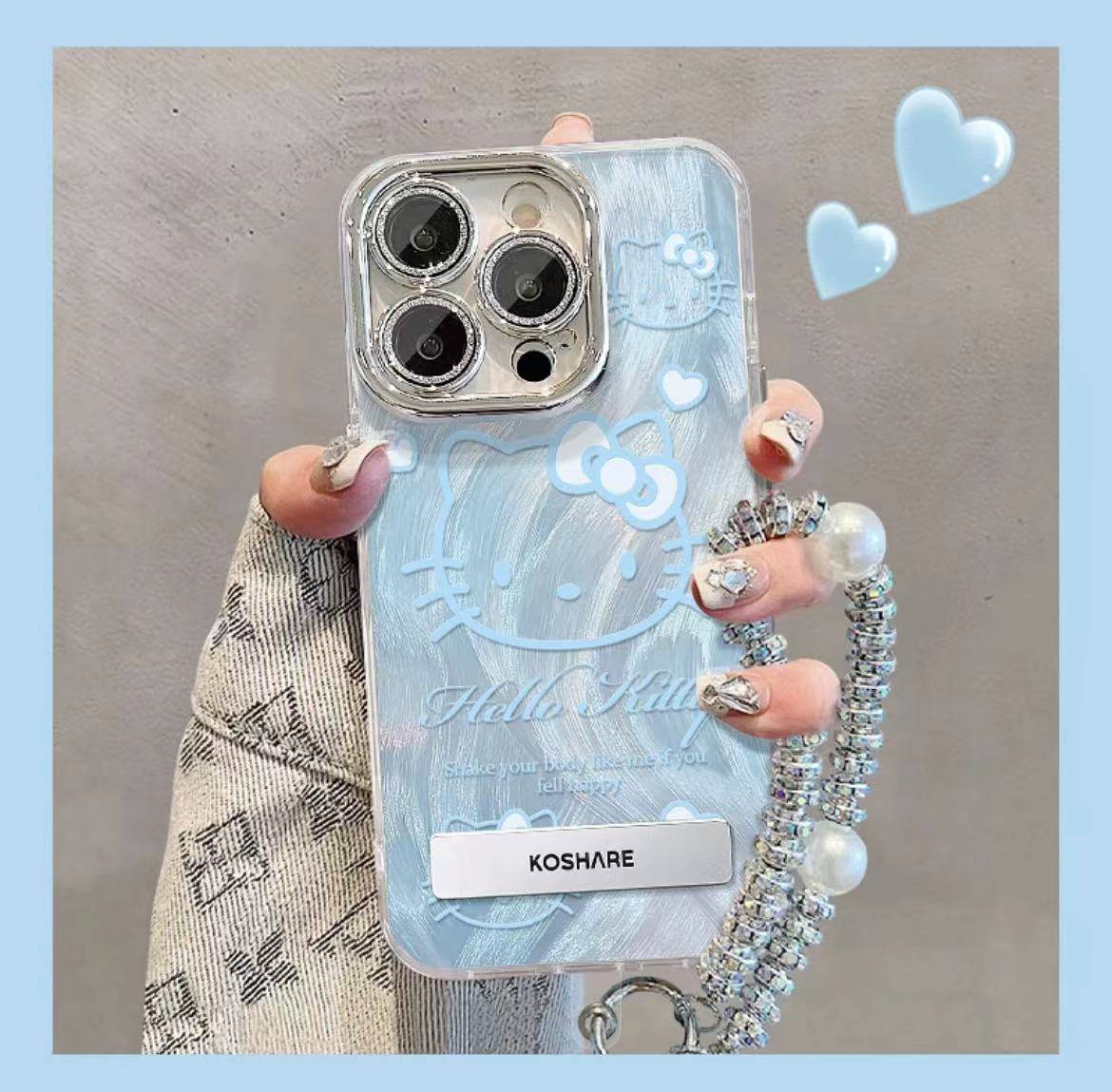 萌趣耳朵瑪麗貓手機保護殼