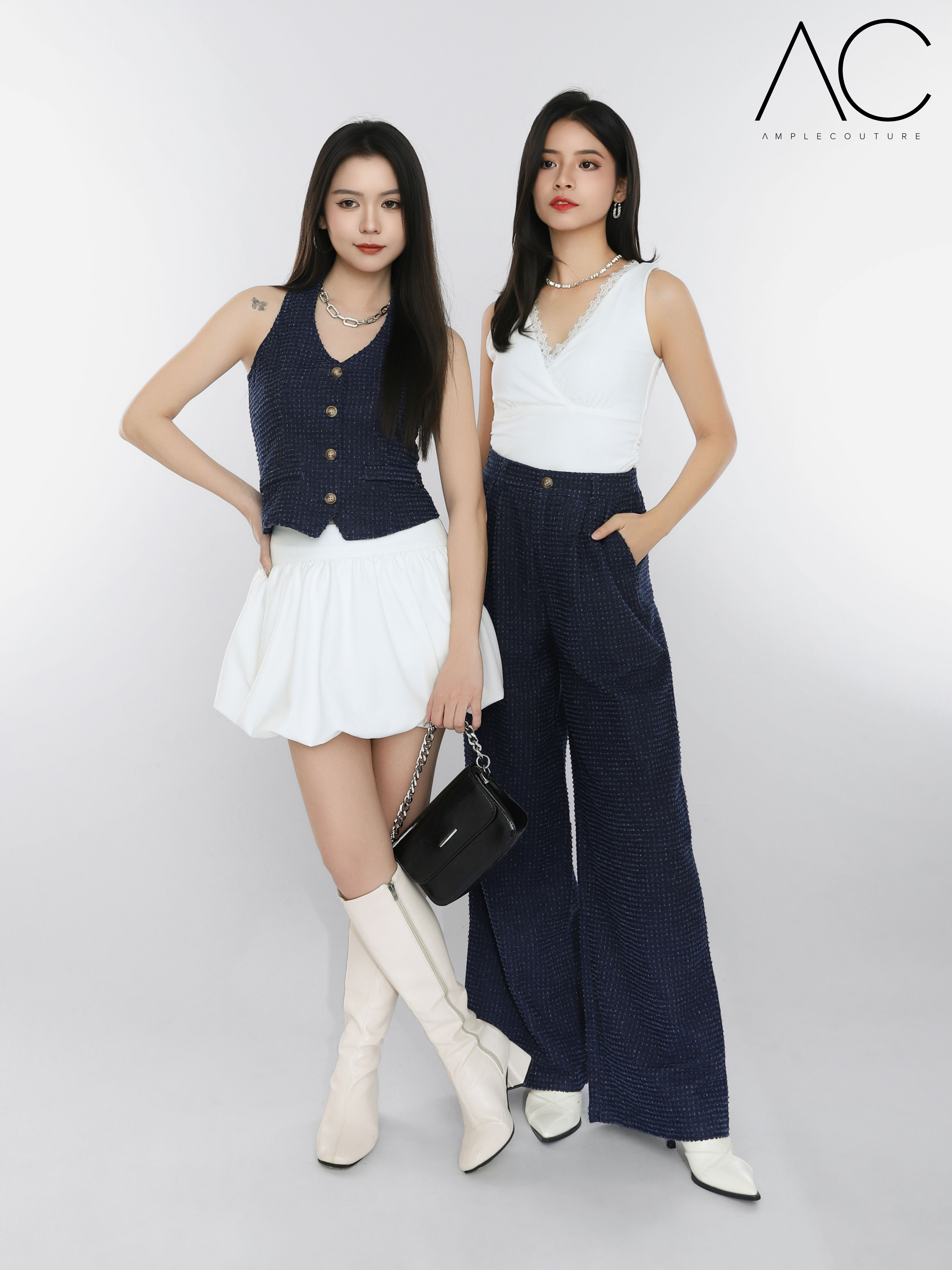 Sleeveless Wrap Lace Top DJ076