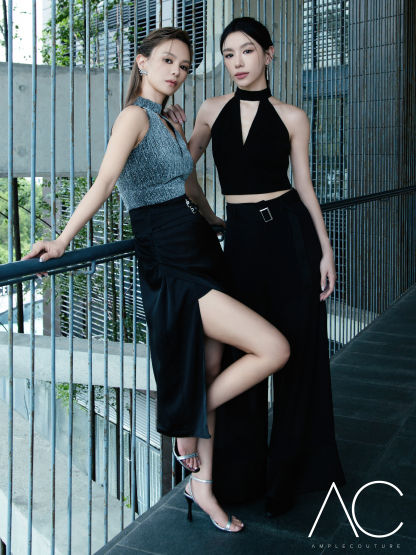 High Waist With Split Skirt AC539