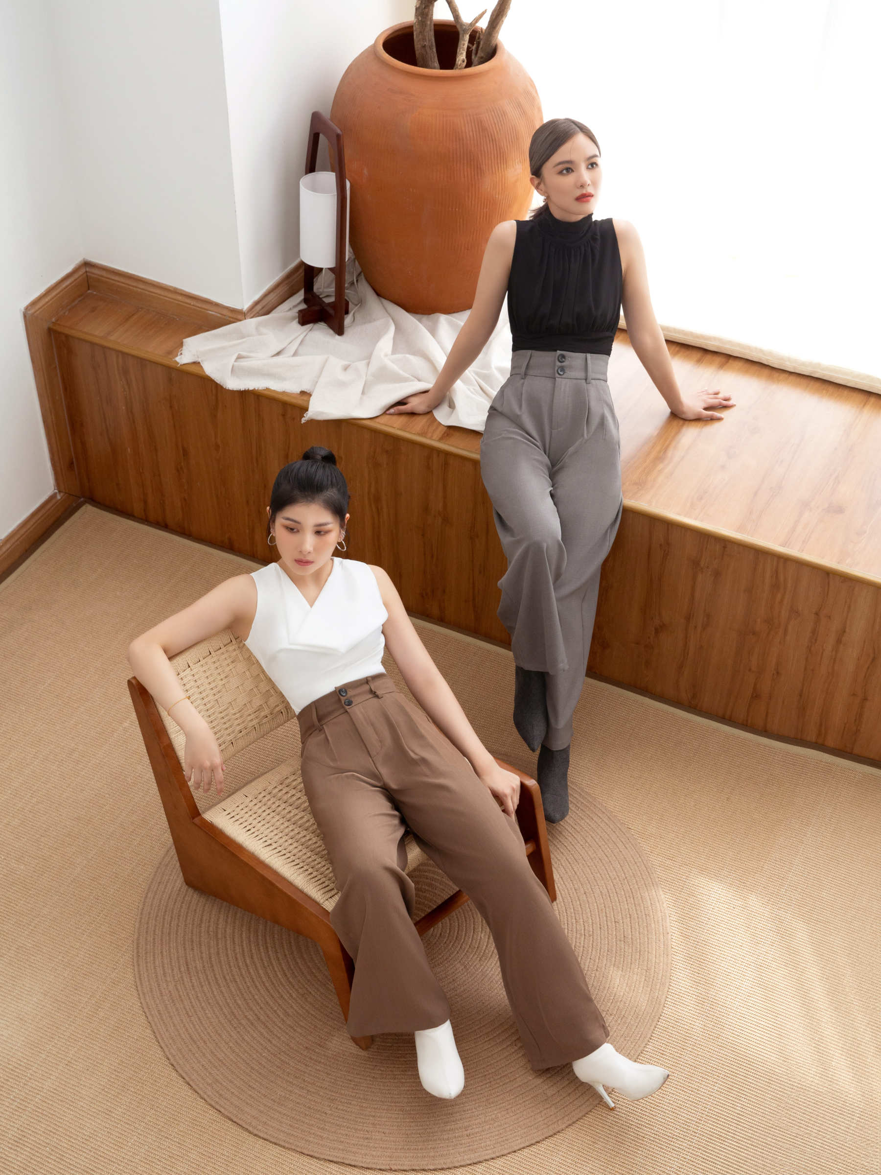 Side Pocket Long Pant AC533