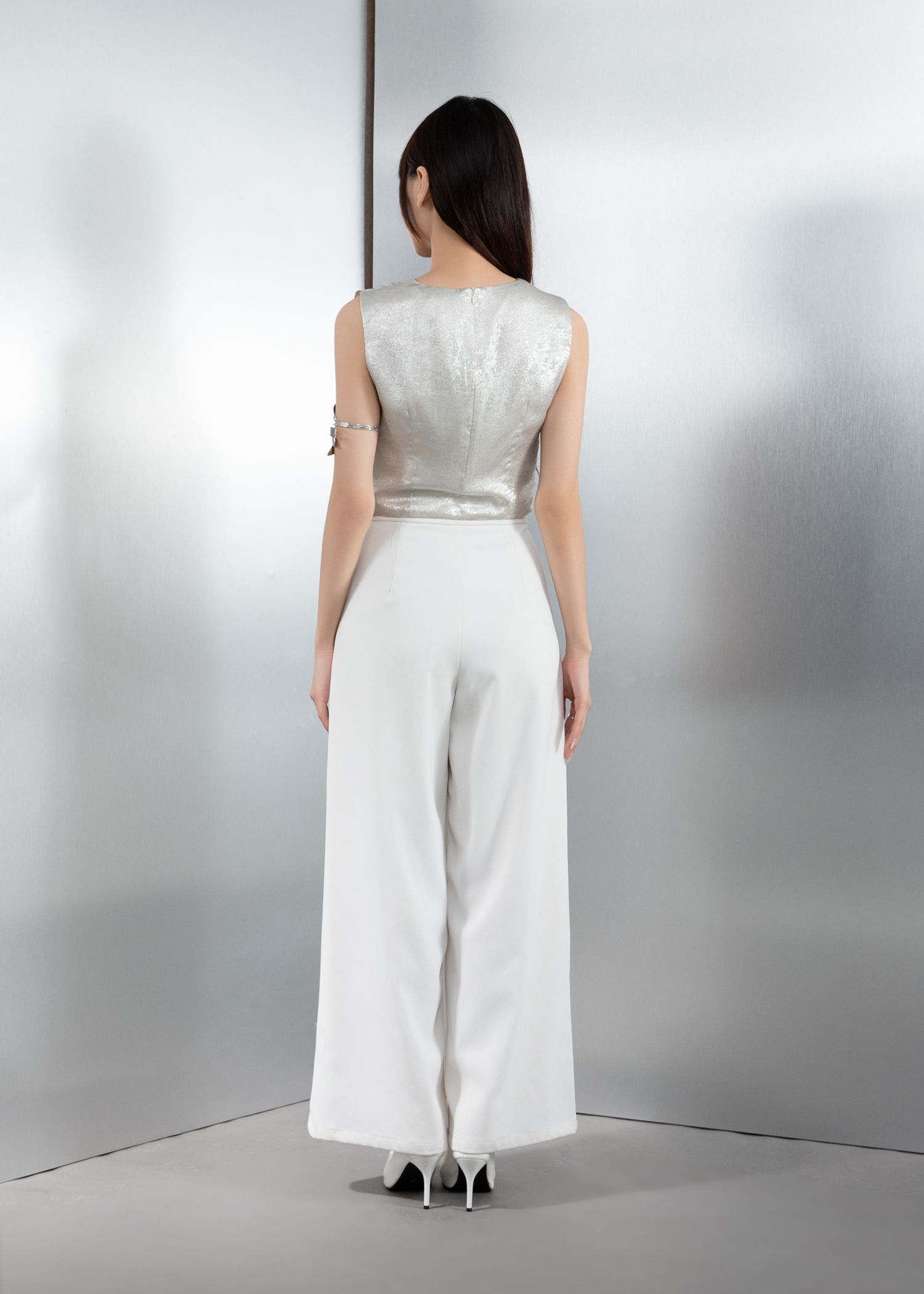 Sleeveless Elegant Wear Top AC930