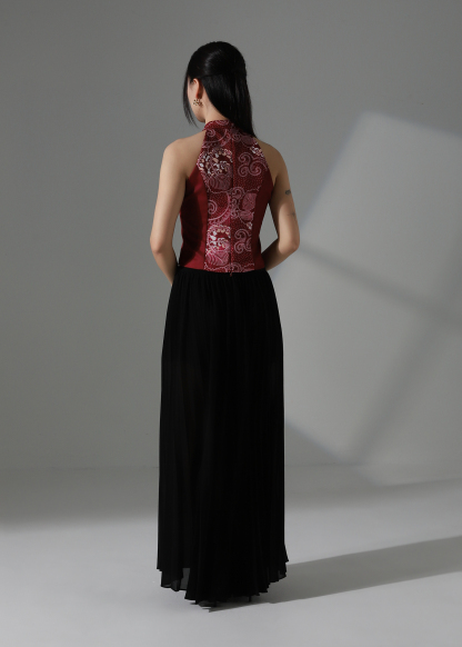 Halter Chinese Style Top AC334