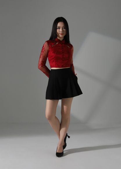 High Waist Pleated Short Pants AC217