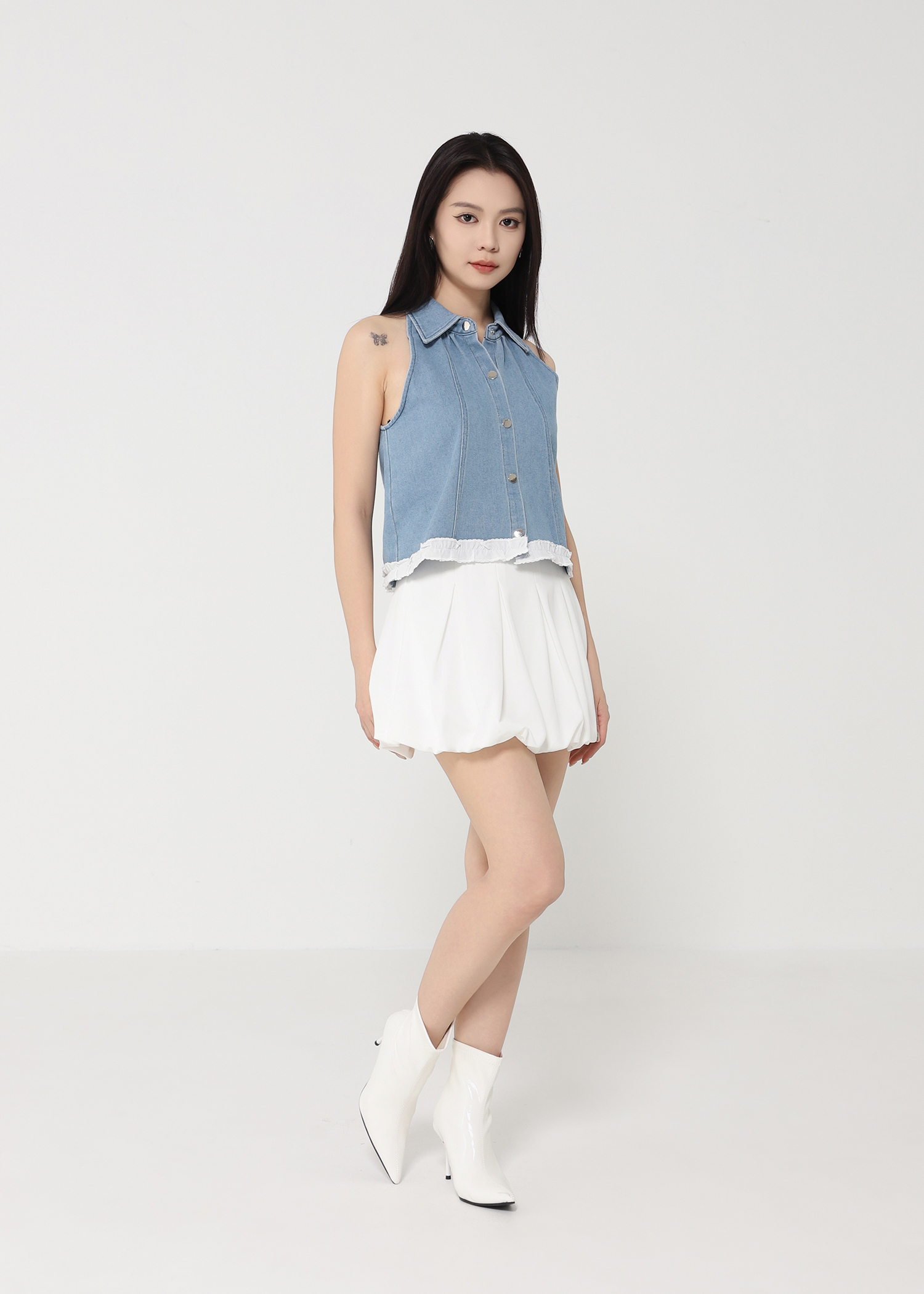 Flower Skirt Pants DJ085