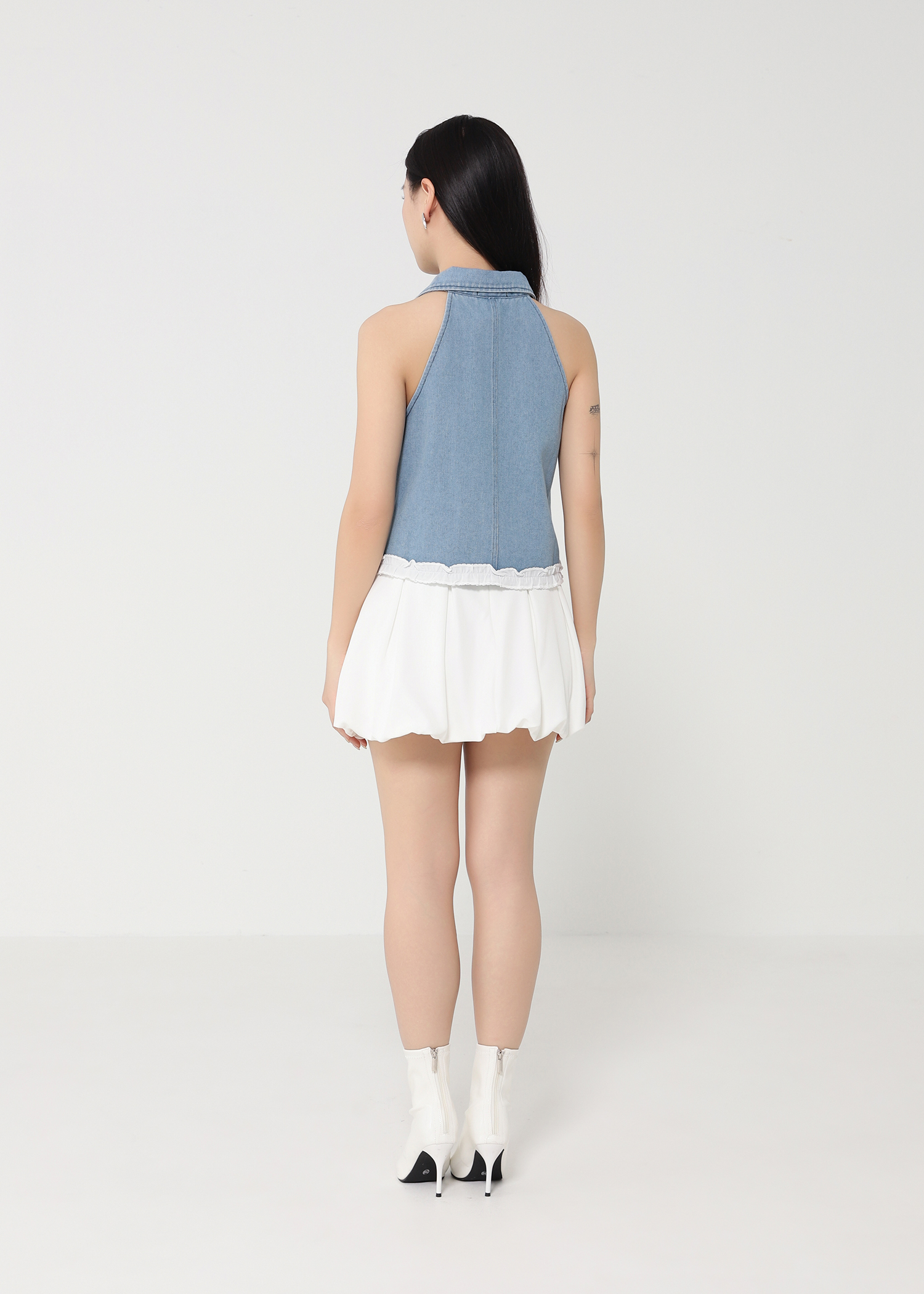 Denim Halter Top DJ119