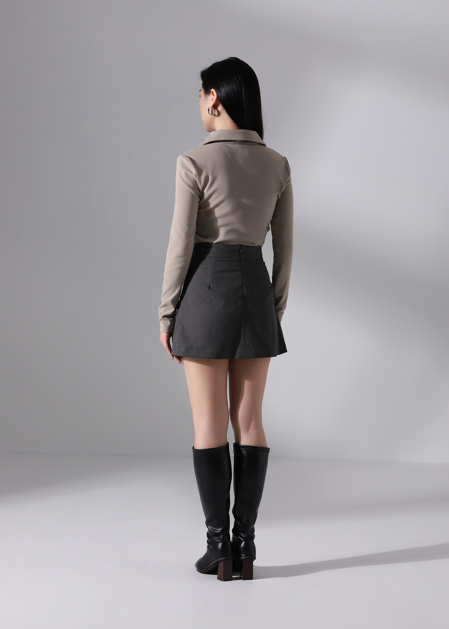 High Waist Wrap Skirt Pants AC848