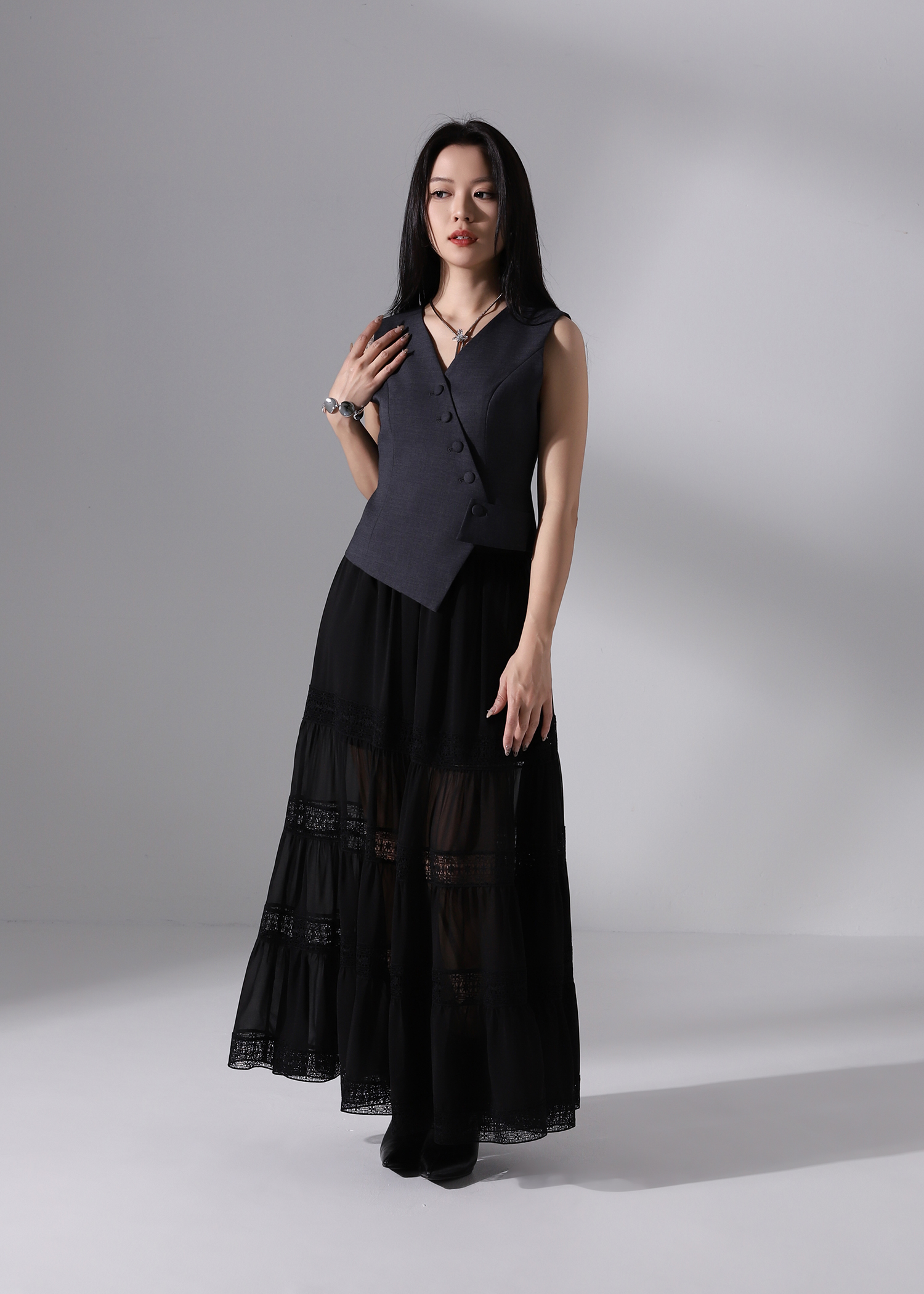 Sleeveless Wrap Top AC932