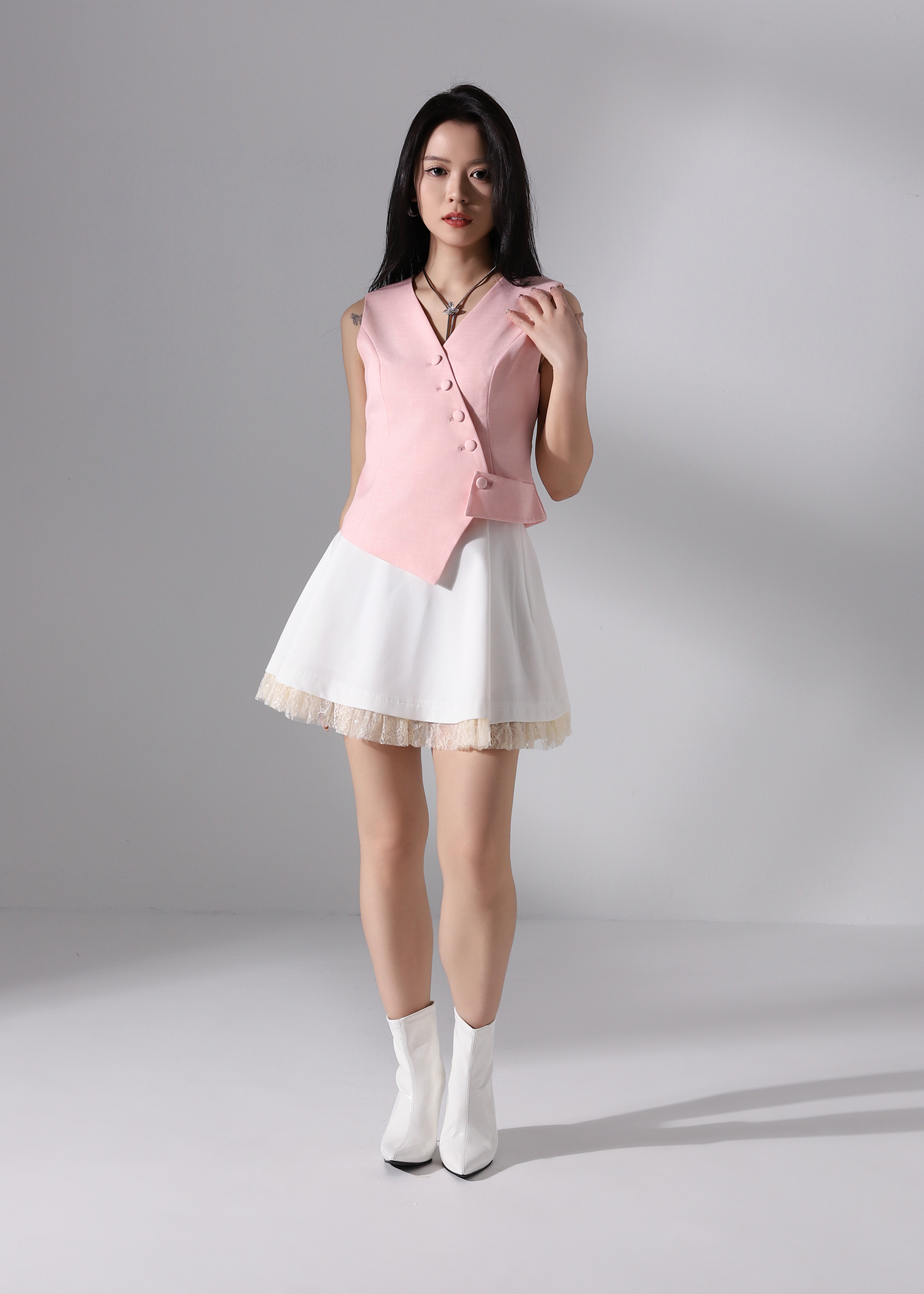 Sleeveless Wrap Top AC932