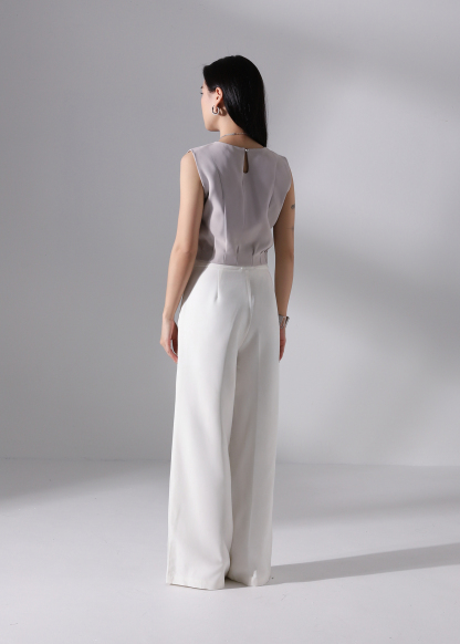 Sleeveless Plain Top AC917