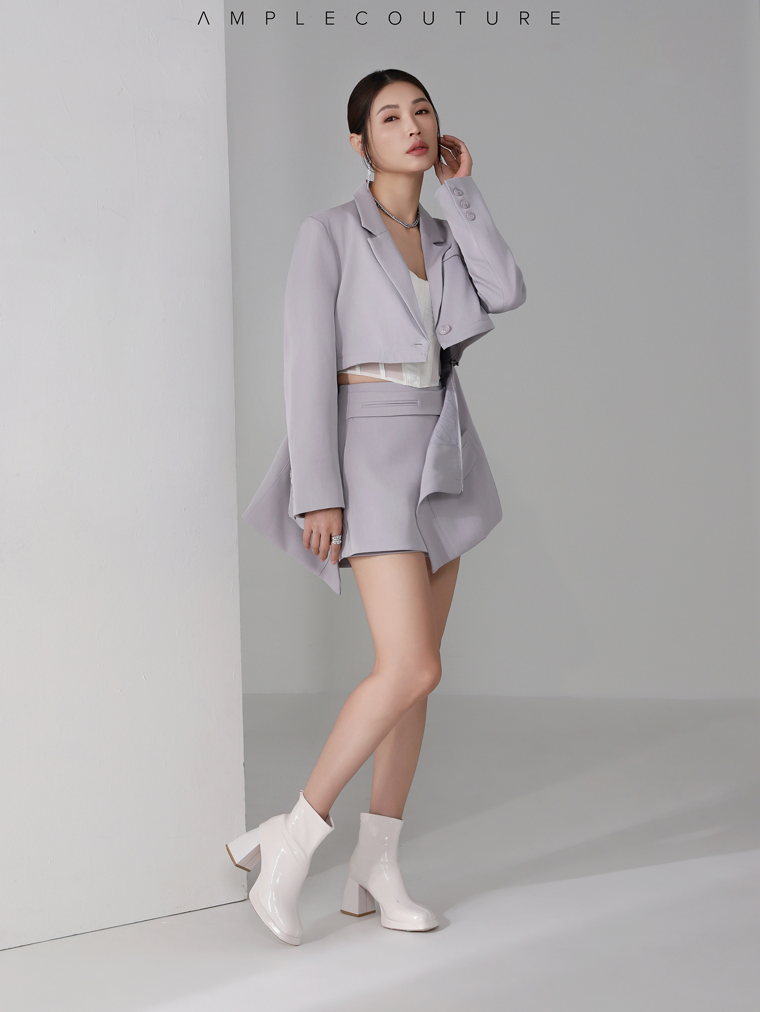 [I DEFINE ME] Split Skirt Pants ACX09