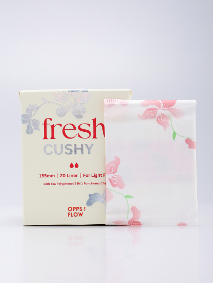 [OPPS FLOW] PP19 Fresh Cushy 155MM Panty Liner 
