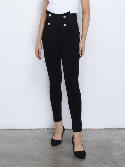High Waist Long Pants 34567