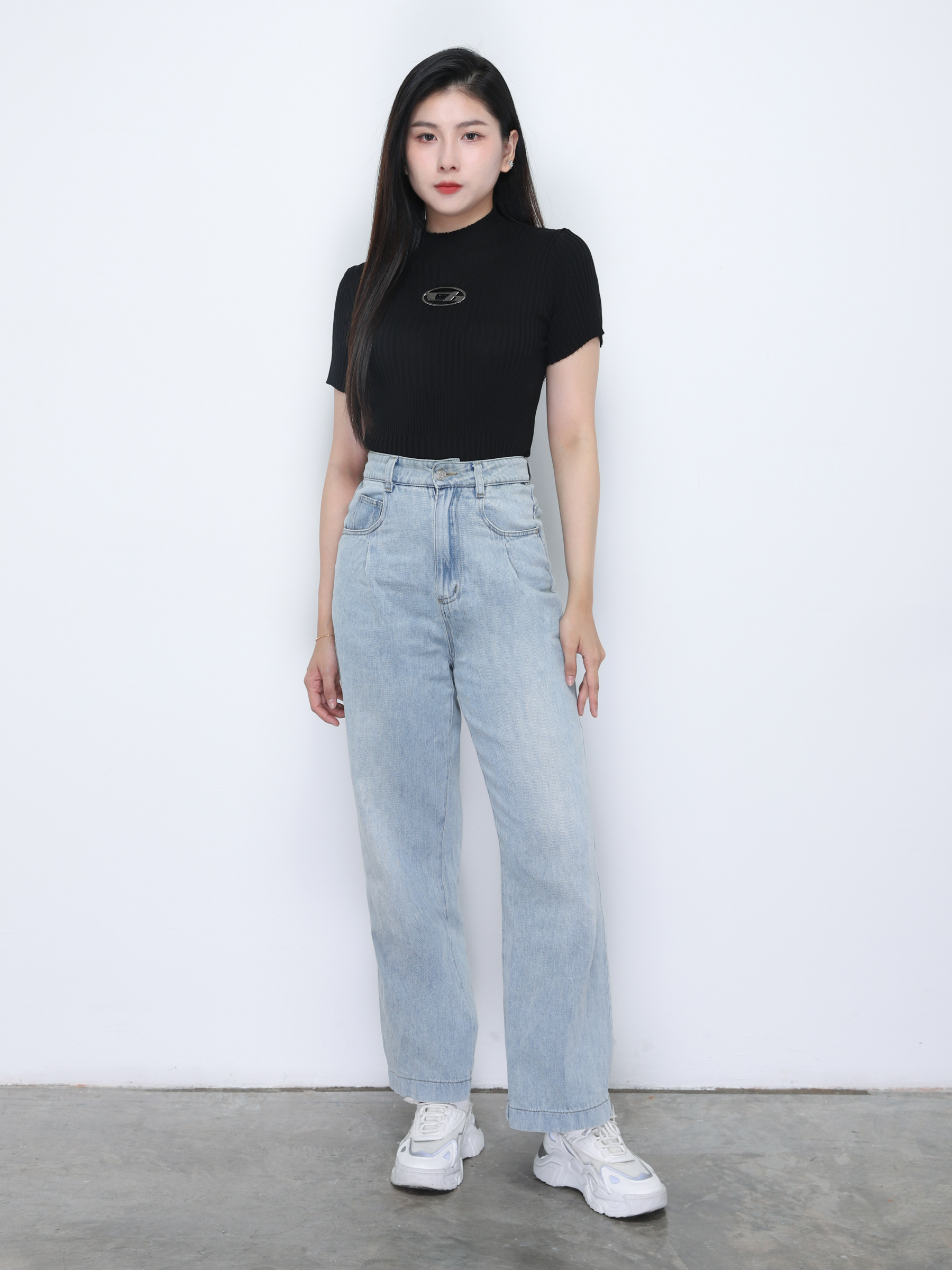 Knitted With Turtle Neck Top 34206