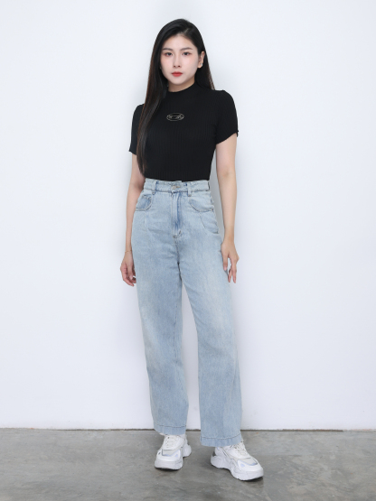 Knitted With Turtle Neck Top 34206