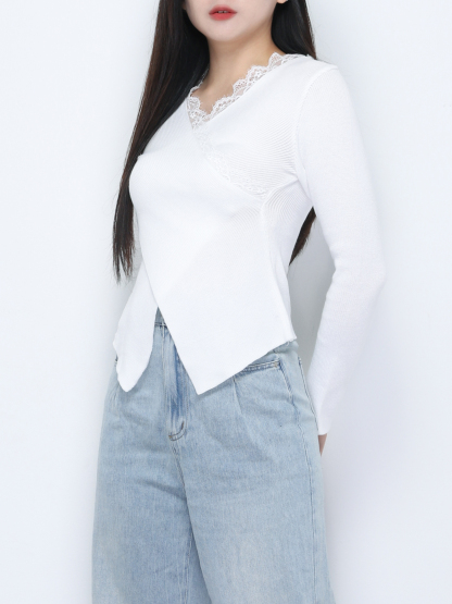 Wrap With Lace Top 34304