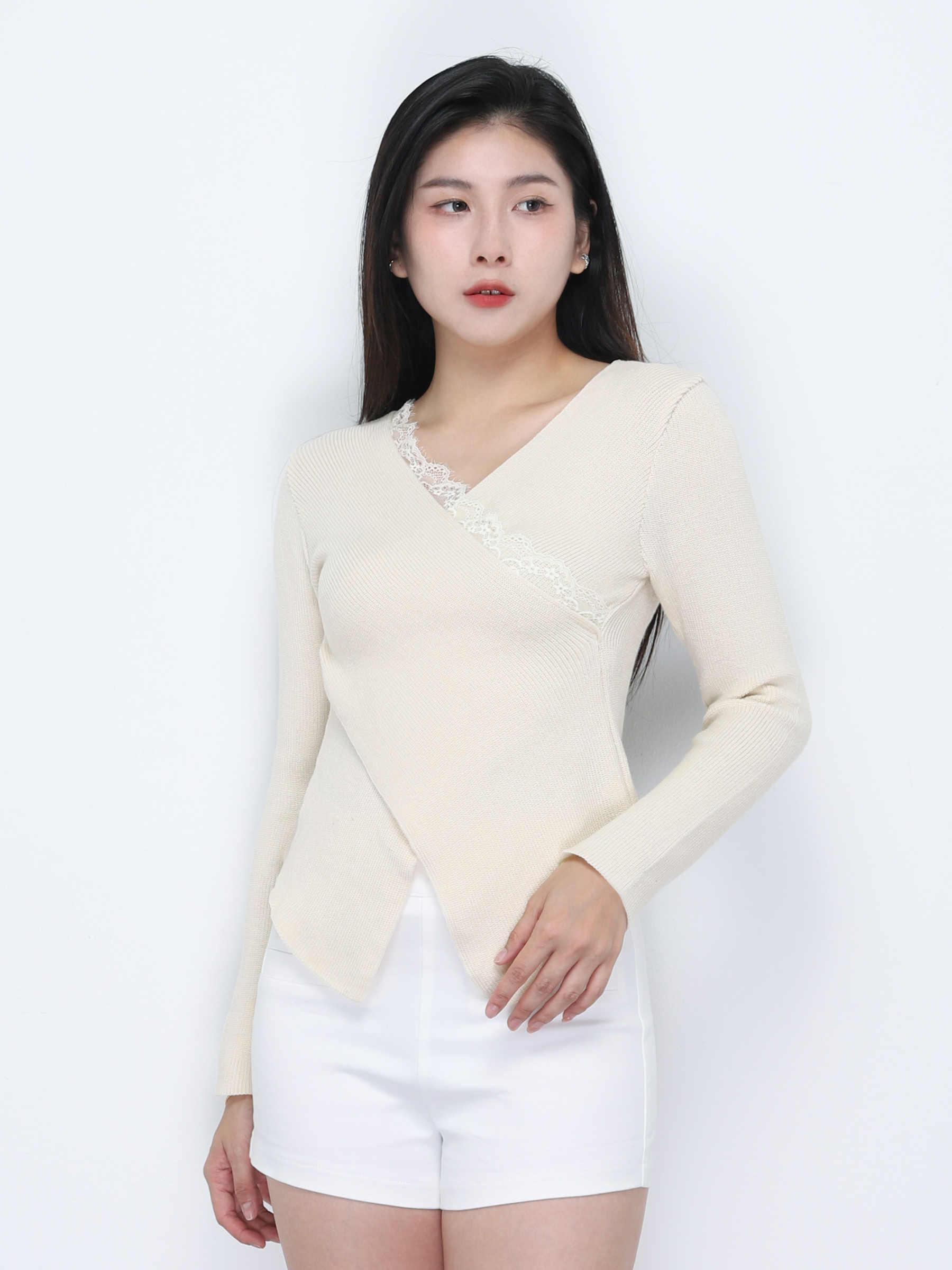 Wrap With Lace Top 34304