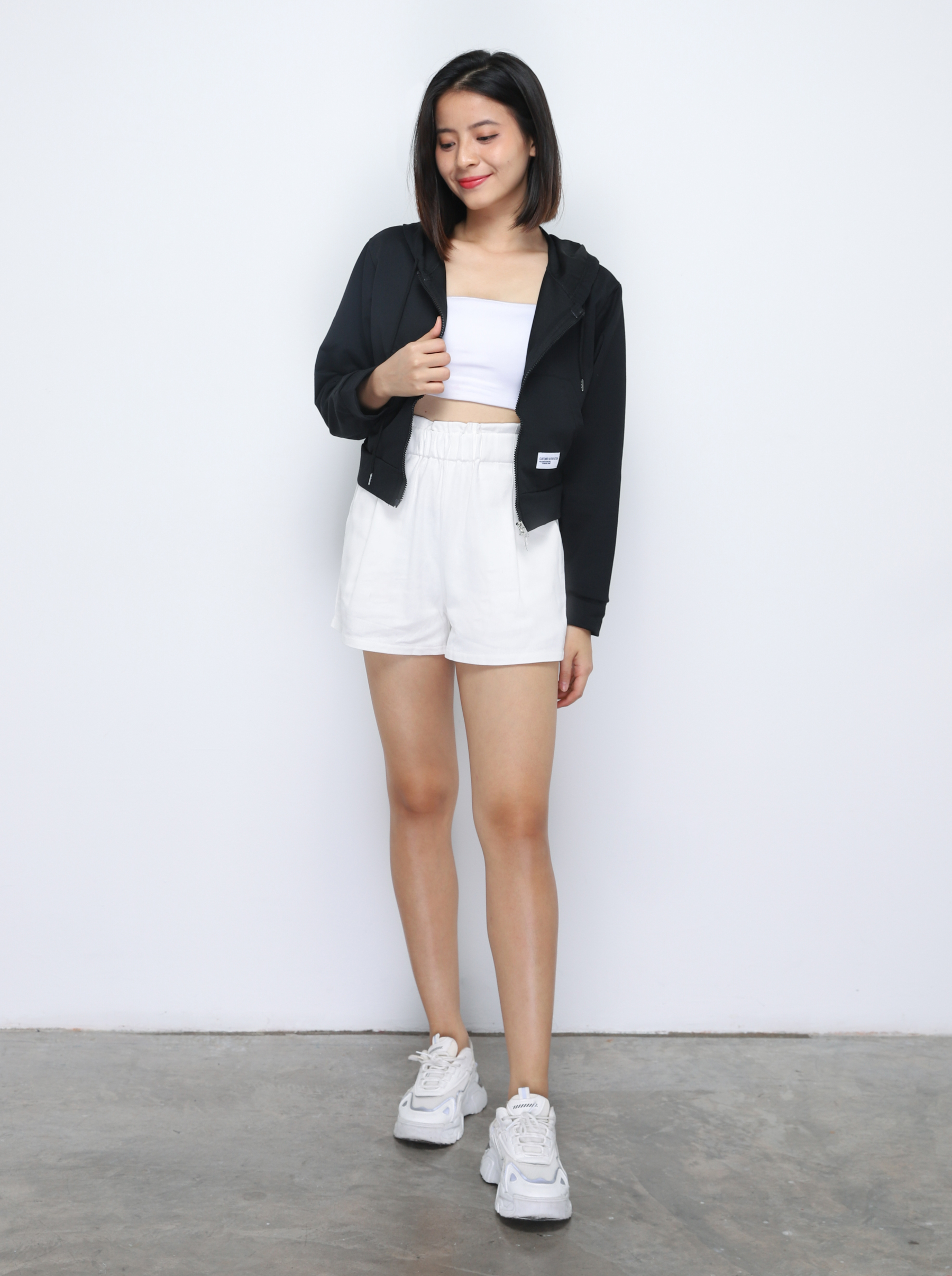 Long Sleeve Front Zip Top 34767