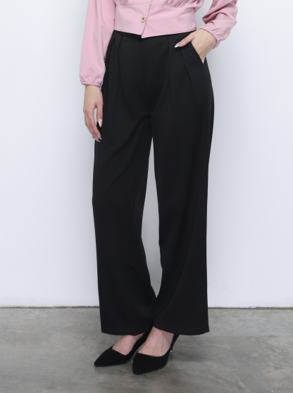 High Waist Formal Wide Leg Long Pants 20294