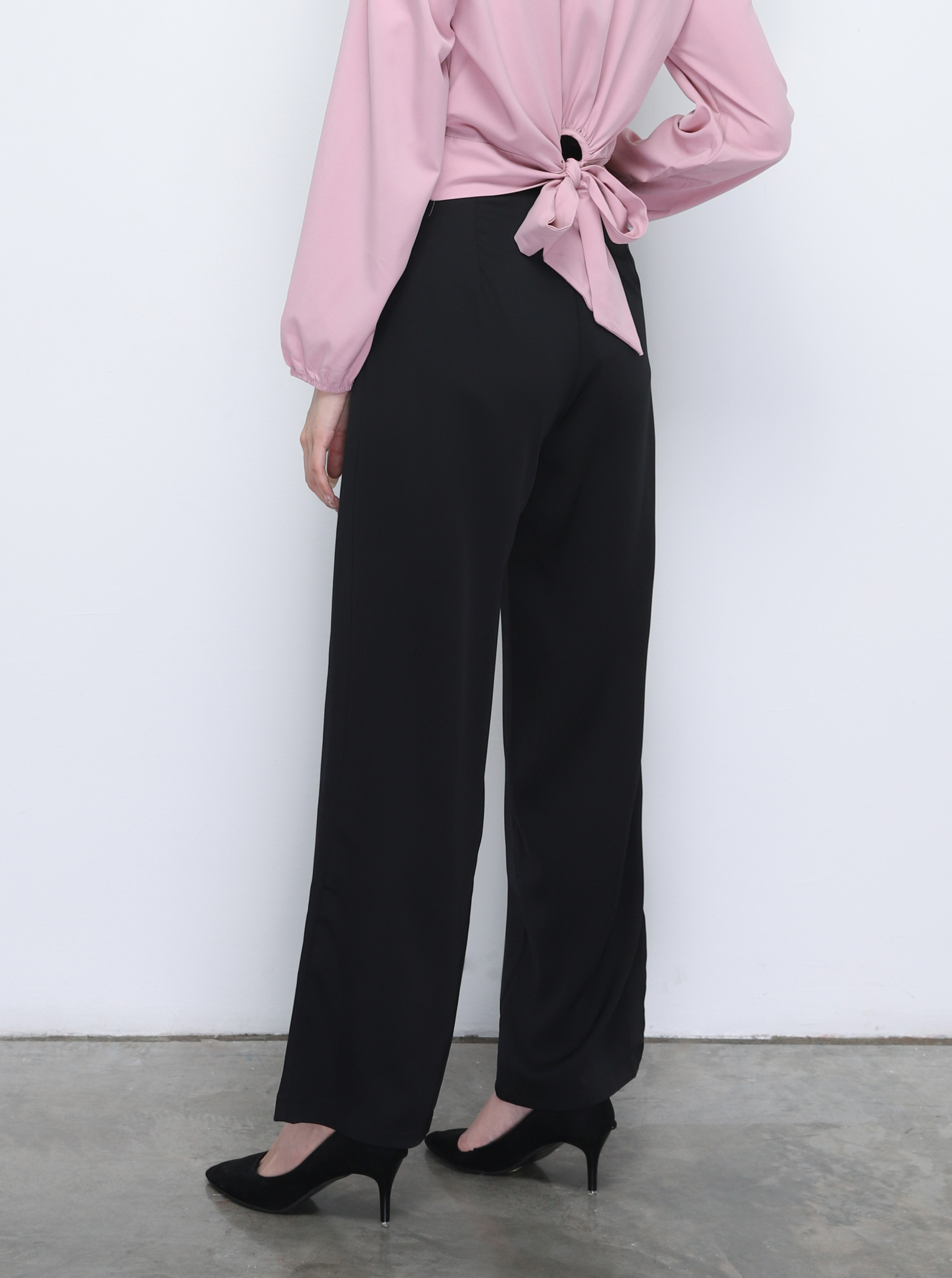 High Waist Formal Wide Leg Long Pants 20294