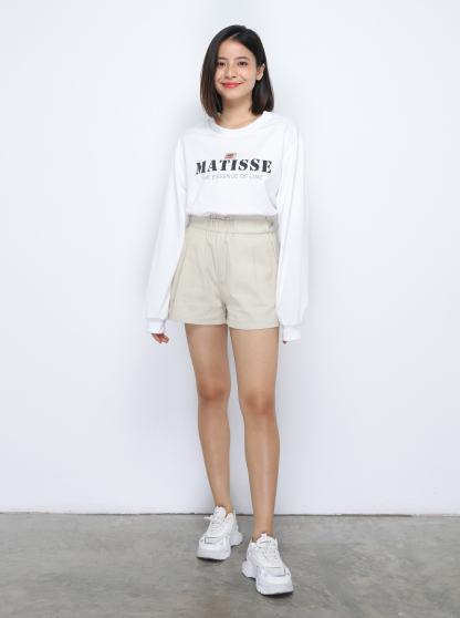 High Waist Front Pocket Short Pant 34760