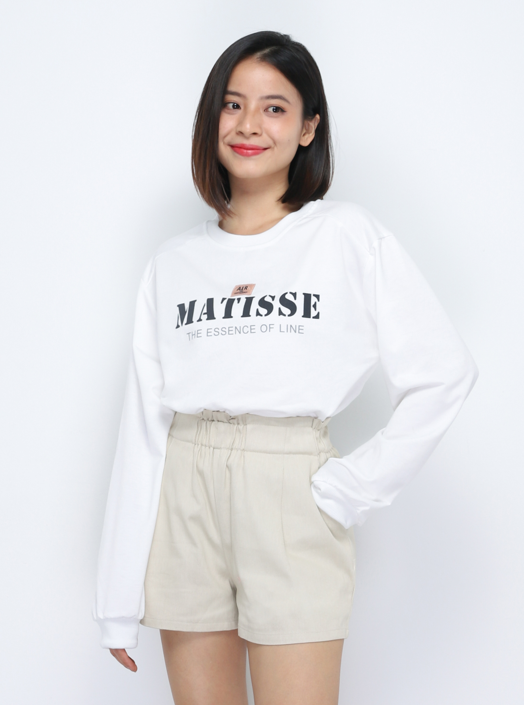 High Waist Front Pocket Short Pant 34760