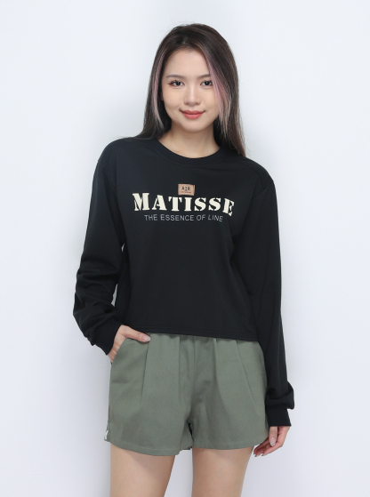 High Waist Front Pocket Short Pant 34760