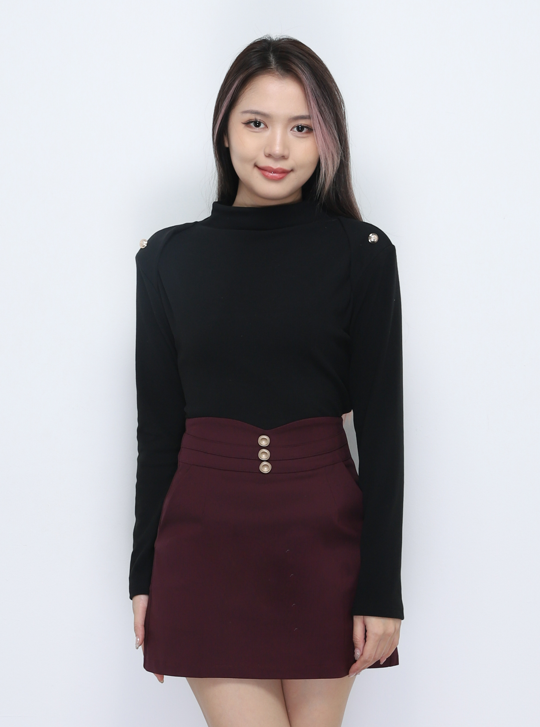 High Waist Side Pocket Skirt Pants 34625