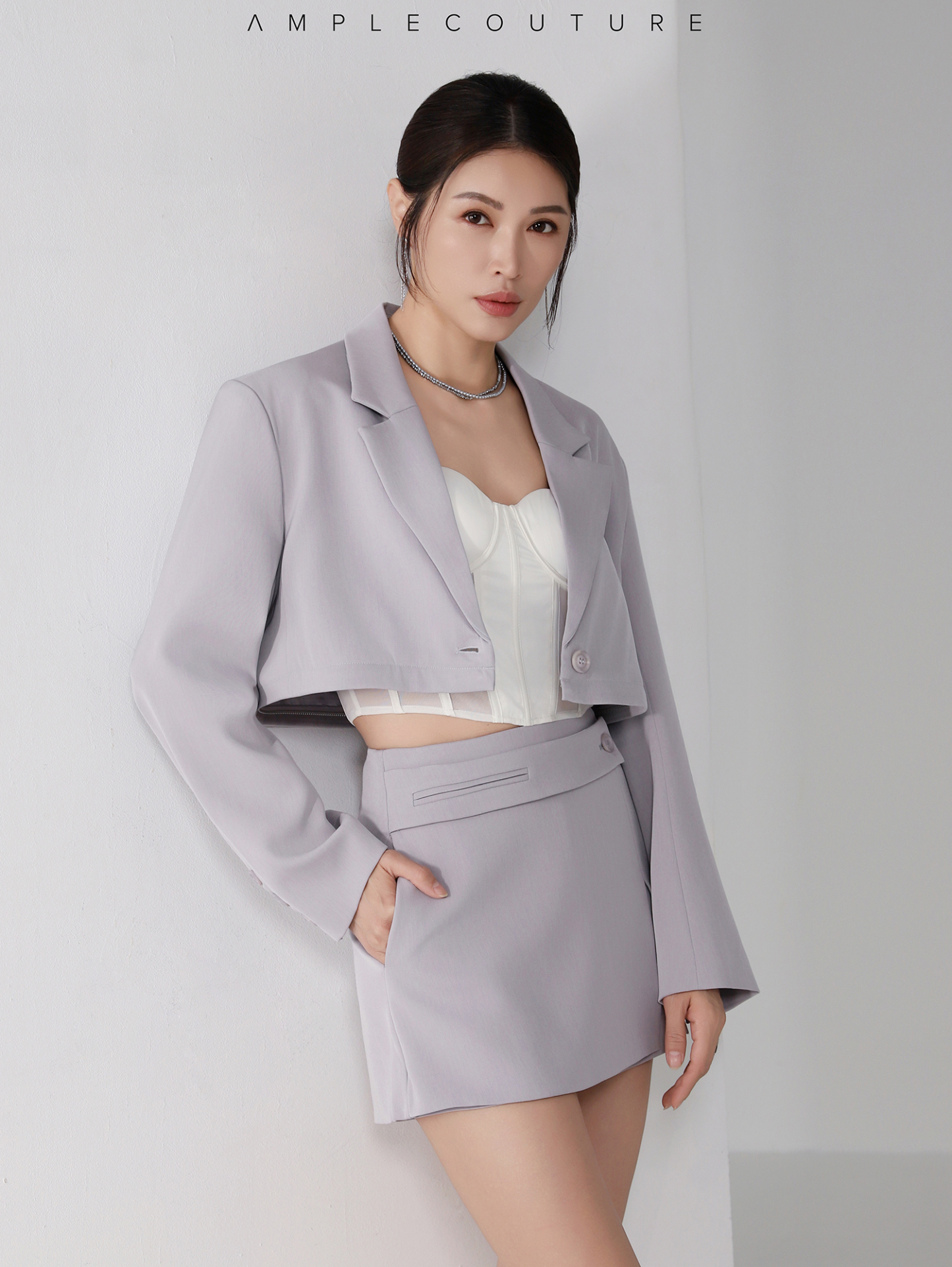 [I DEFINE ME] Split Skirt Pants ACX09