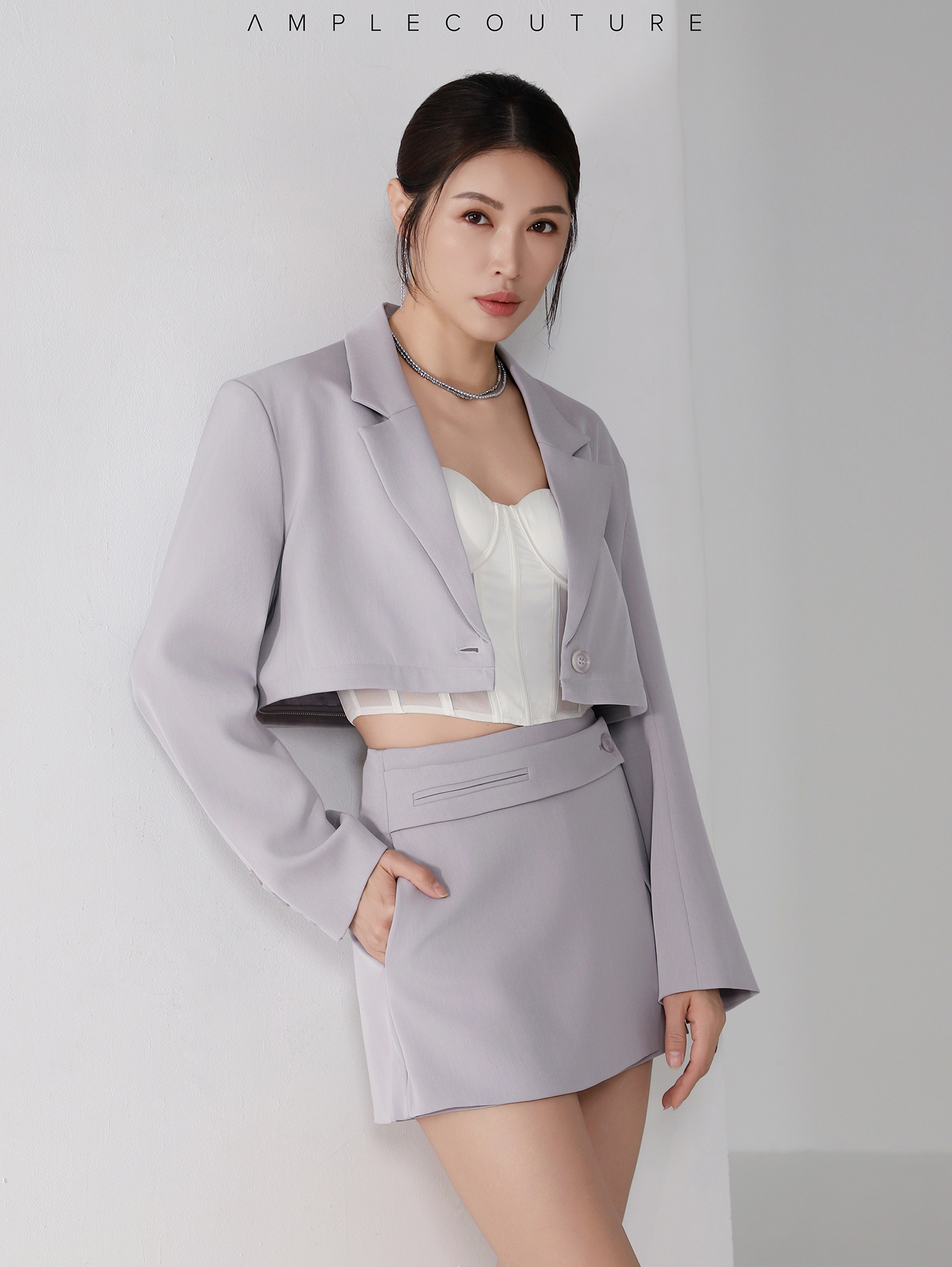 [I DEFINE ME] Split Skirt Pants ACX09