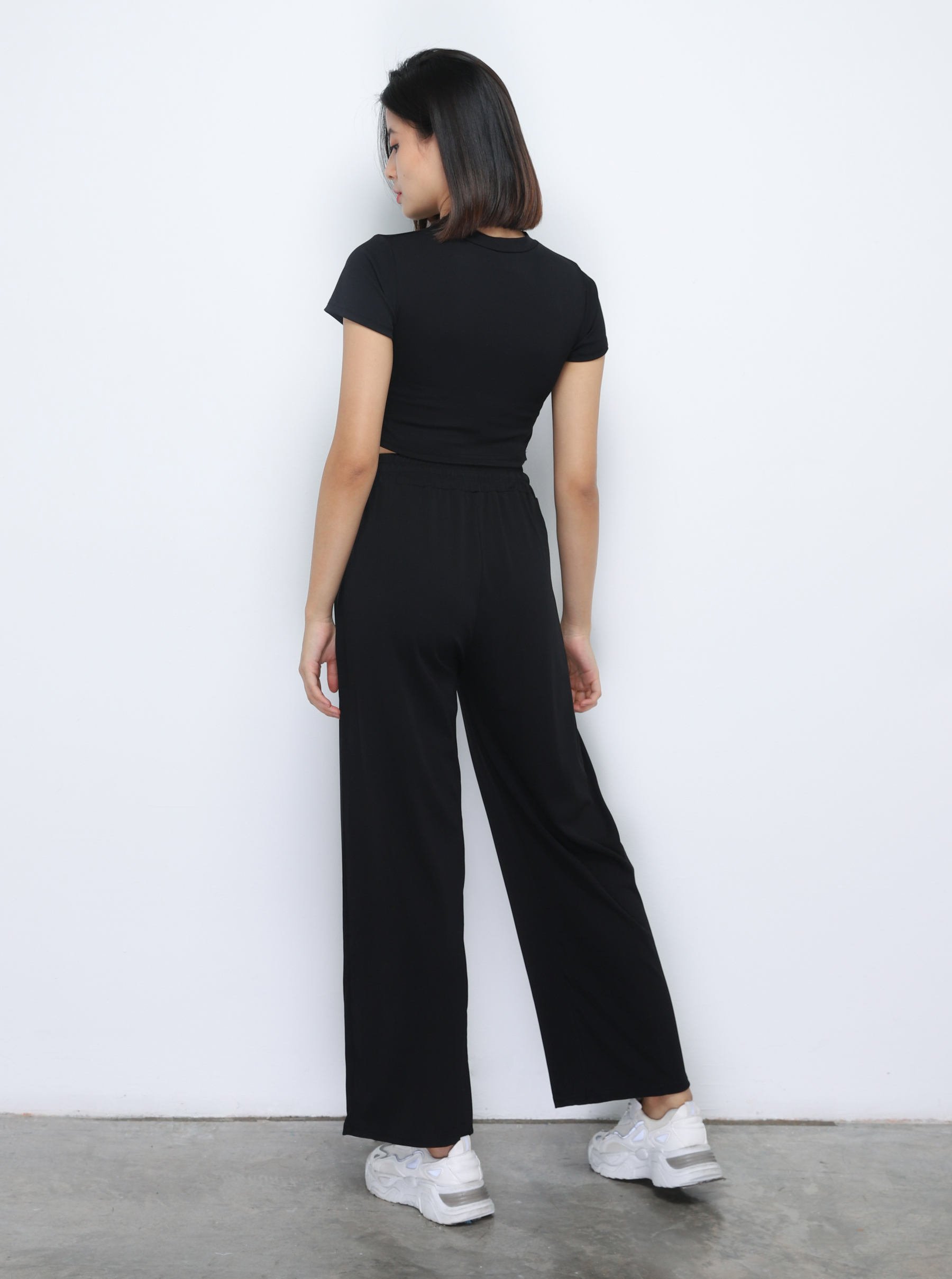 Short Sleeve Top With Long Pant Set 34774