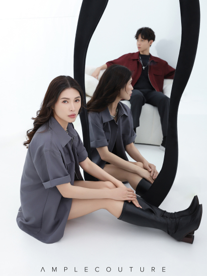 [I DEFINE ME] Two Way With Zip Blouse ACX20