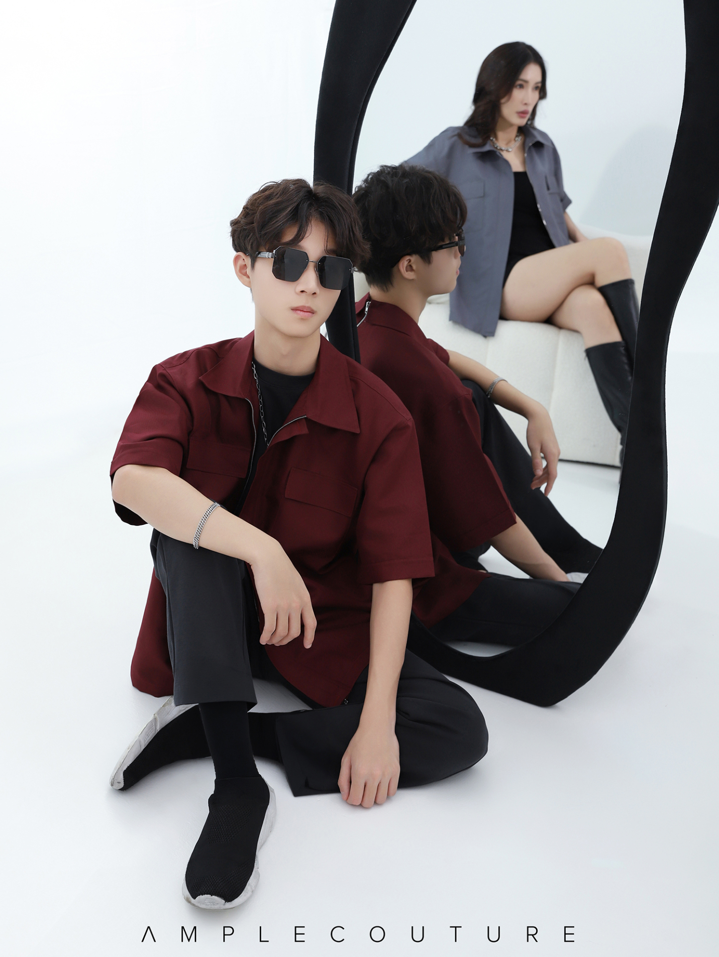 [I DEFINE ME] Two Way With Zip Blouse ACX20