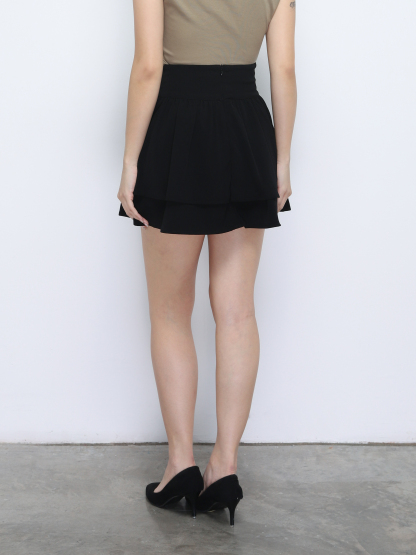 High Waist Decorative Diamond Skirt Pants 34664