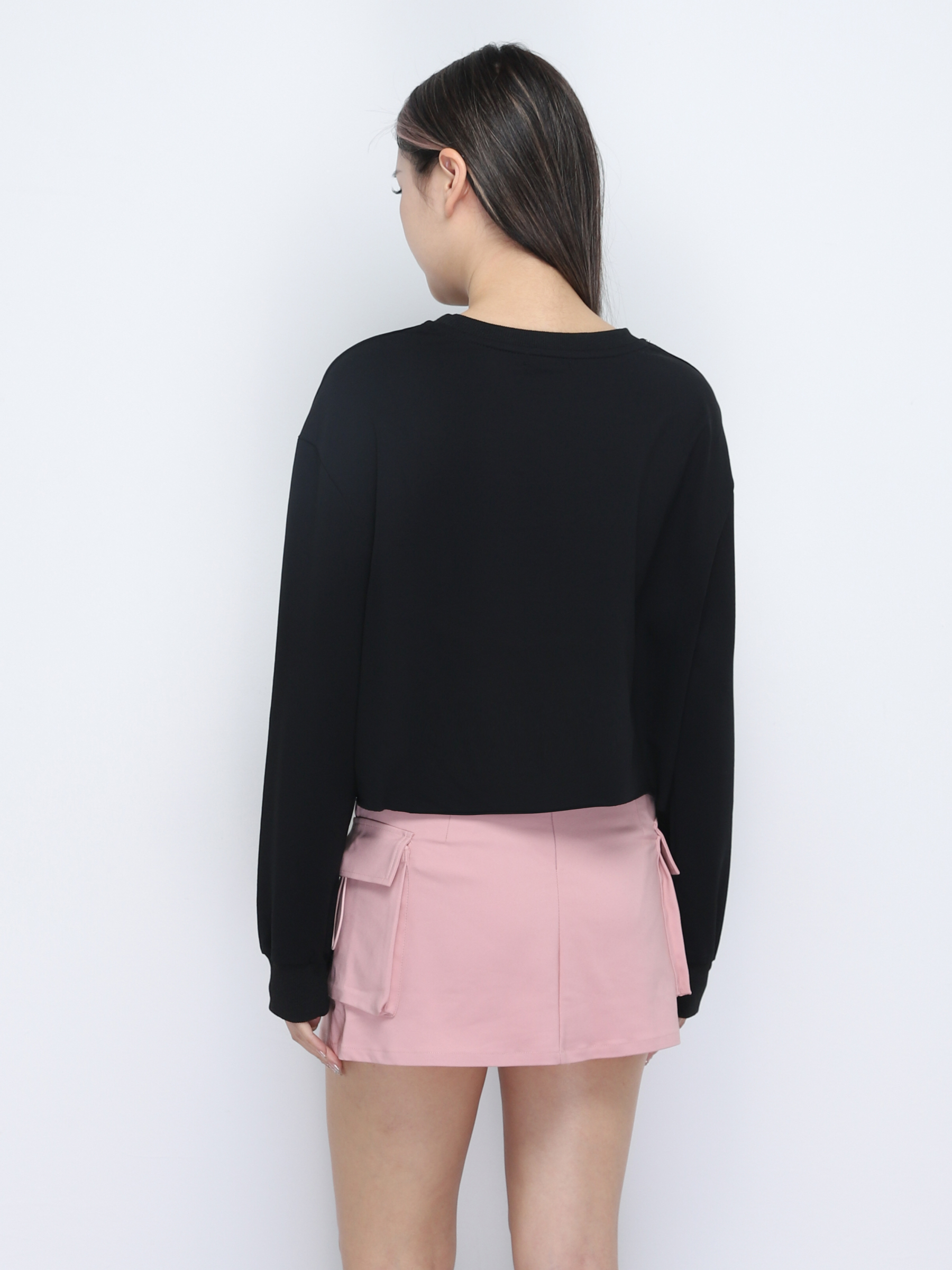 High Waist Side Pocket Skirt Pants 34644