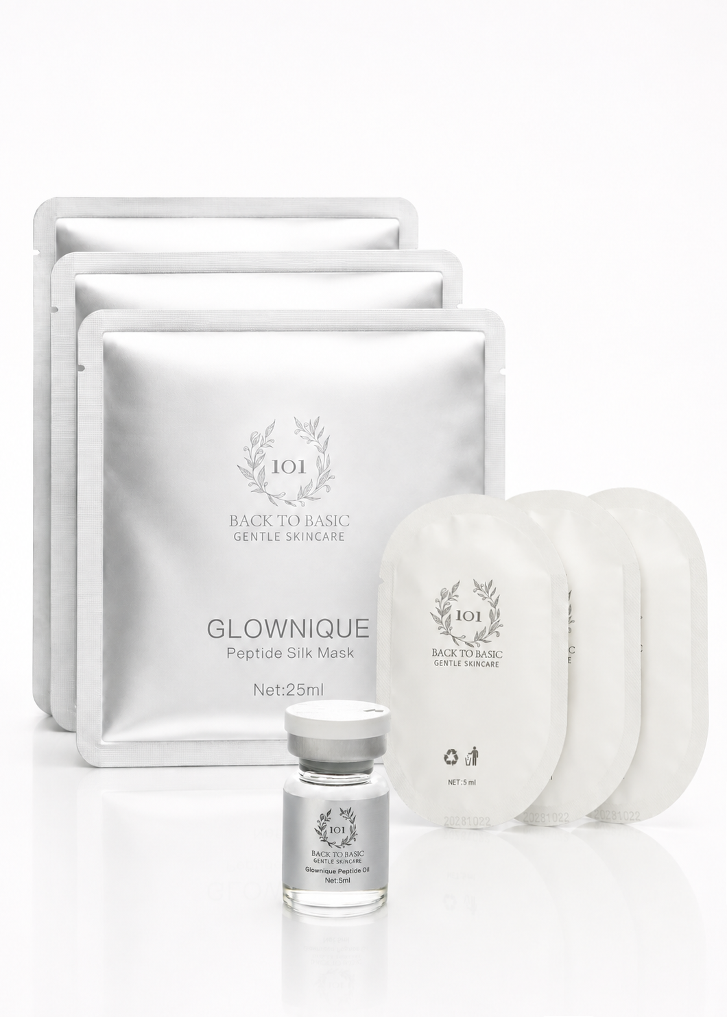 [1O1] 101FS - GLOWNIQUE MASK SET (SILVER)